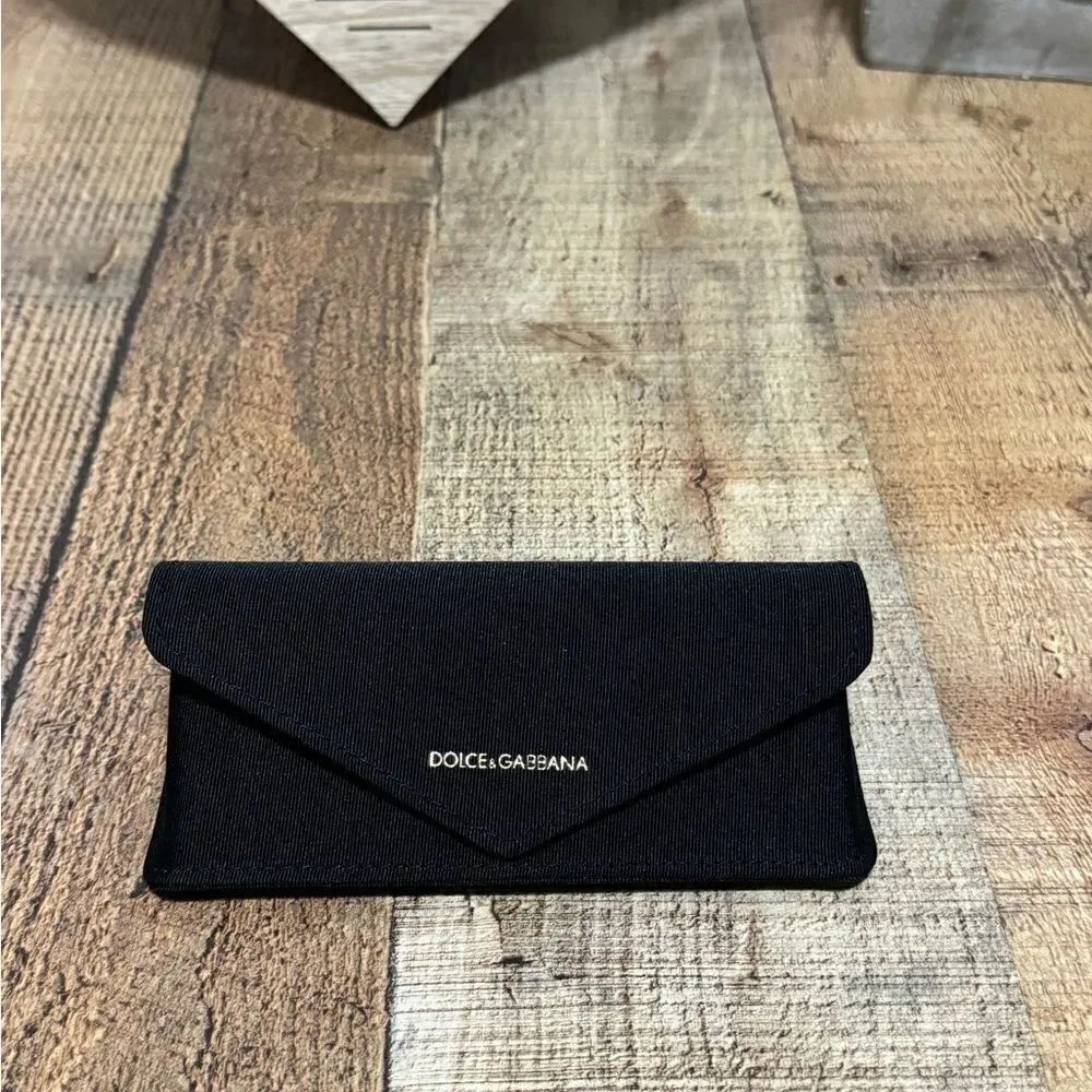 New Case box cloth Dolce Gabbana Sunglasses Eyeglasses Black Soft Fabric